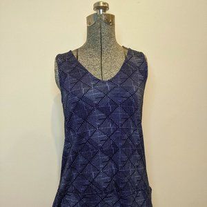 Old Navy Blue Dotted Diamonds Sleeveless Top